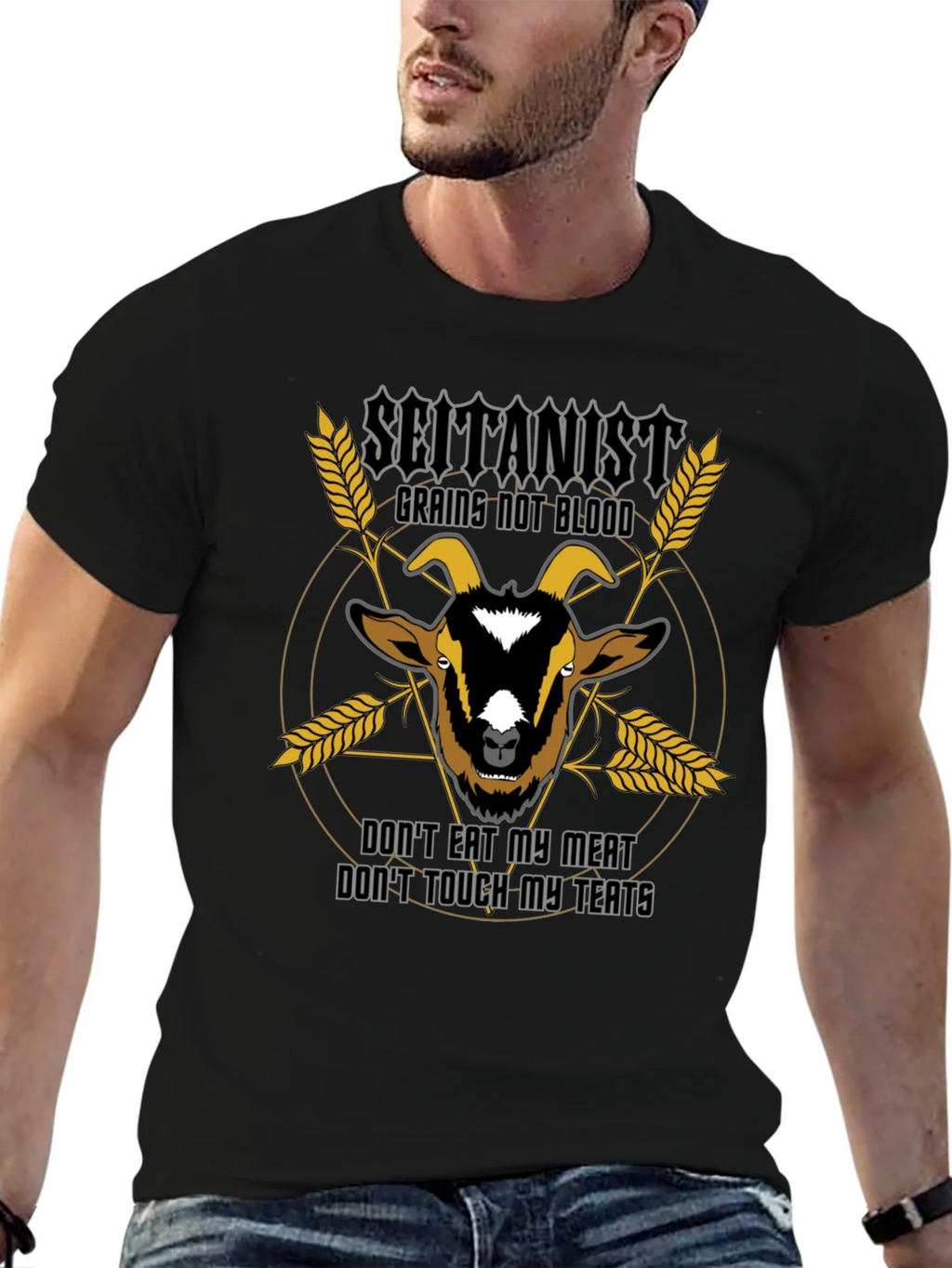 Satanist Grains Not Blood T-Shirt product image 6