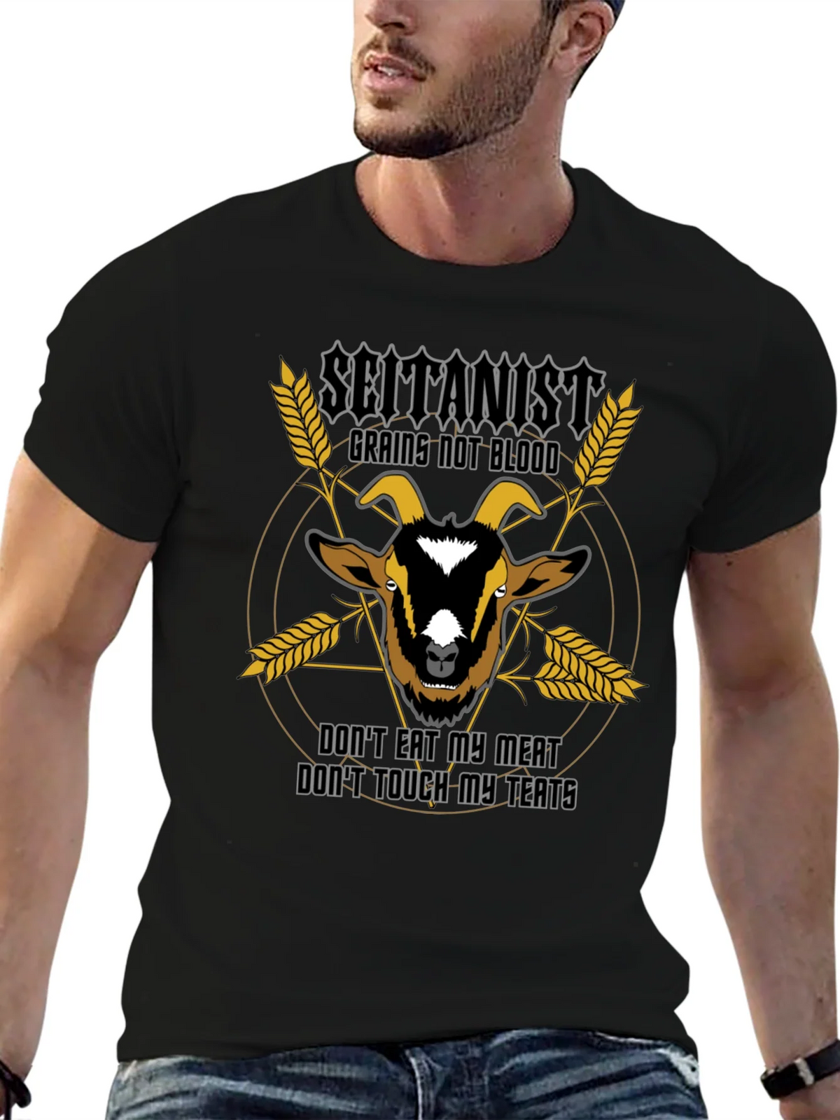 Satanist Grains Not Blood T-Shirt product image 6