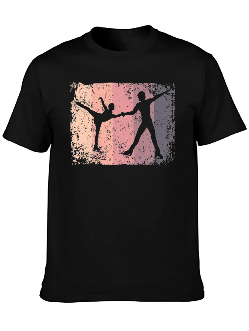 Ice Skating Silhouette T-Shirt product image 3