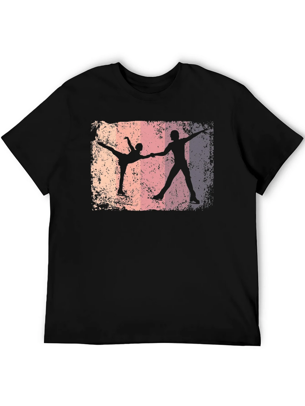 Ice Skating Silhouette T-Shirt product image 5