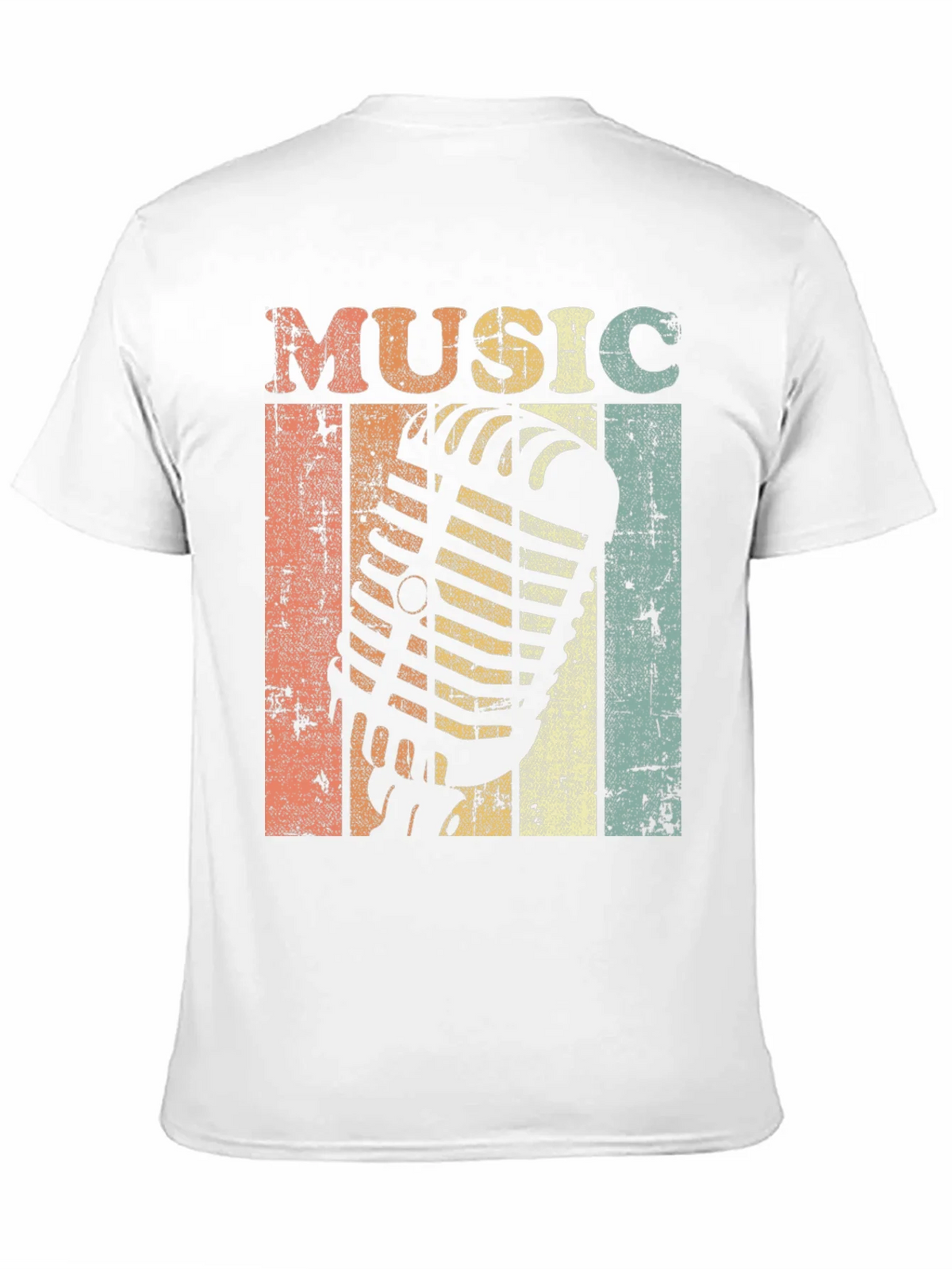 Vintage Music Microphone Graphic Tee product image 9