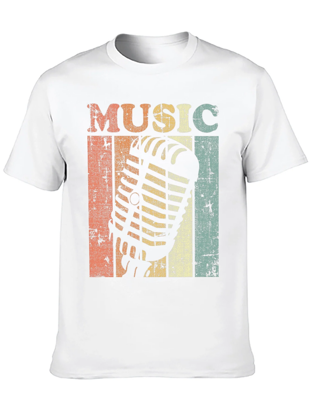 Vintage Music Microphone Graphic Tee product image 8