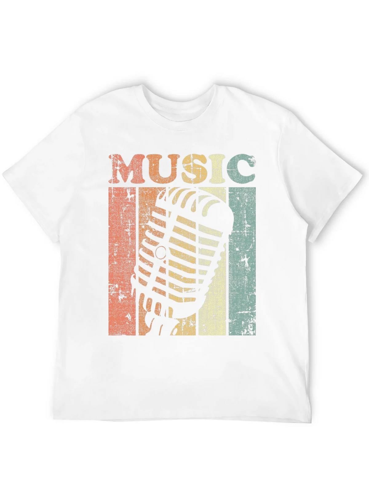 Vintage Music Microphone Graphic Tee product image 10