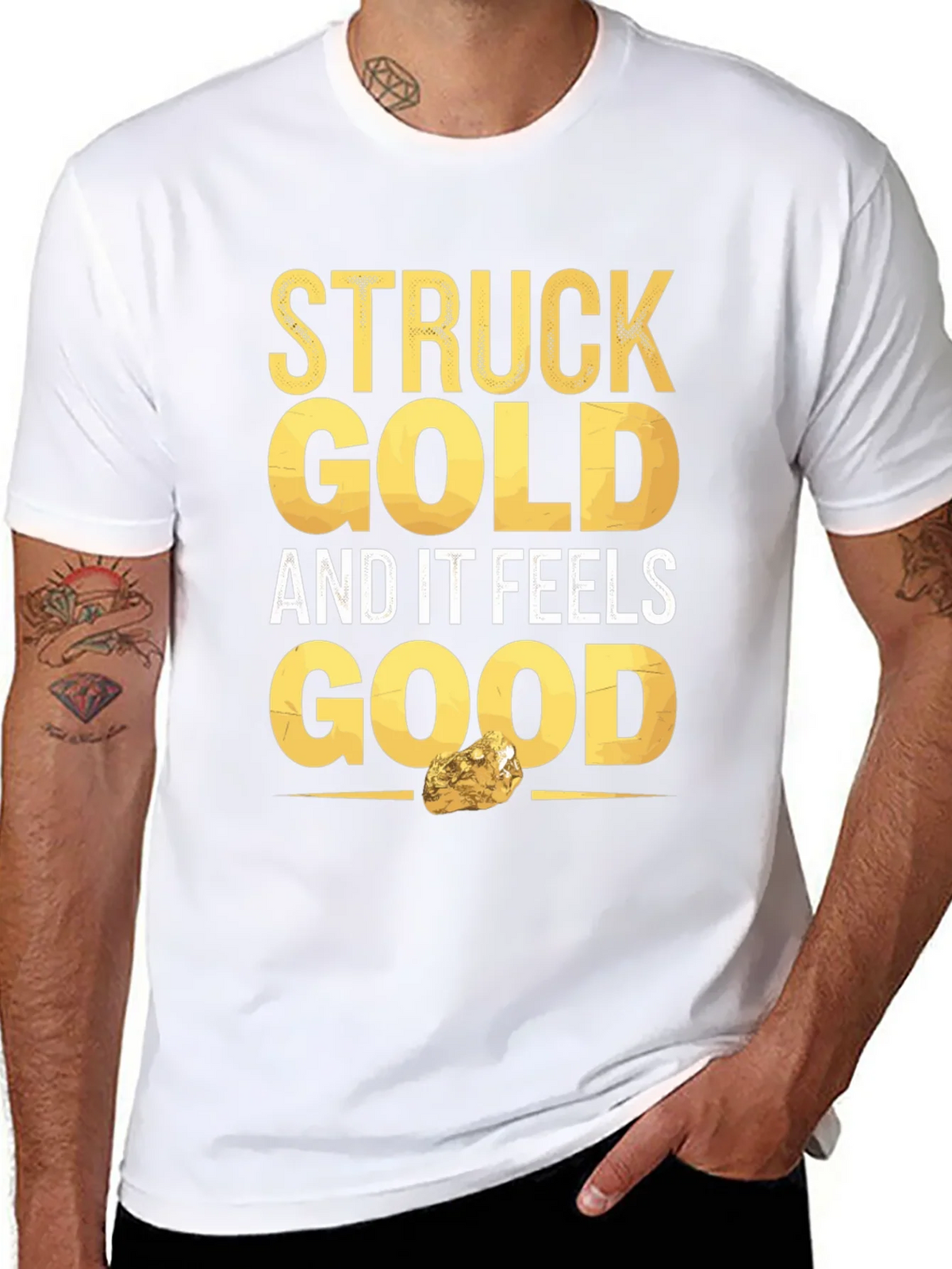 Struck Gold Feels Good Graphic Tee product image 6