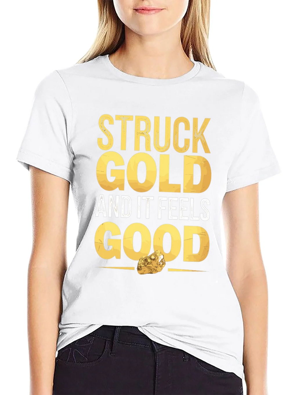 Struck Gold Feels Good Graphic Tee product image 7