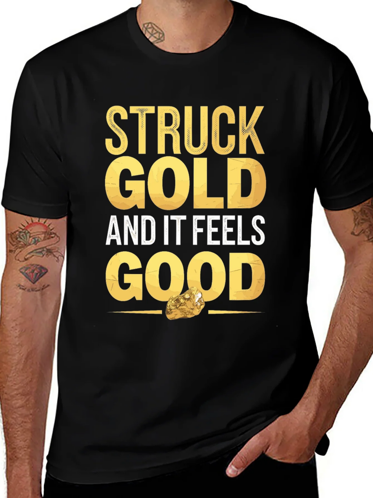Struck Gold Feels Good Graphic Tee product image 1