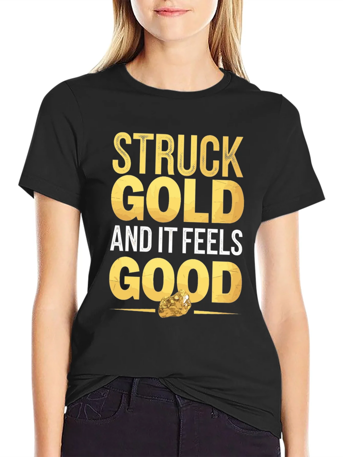 Struck Gold Feels Good Graphic Tee product image 2