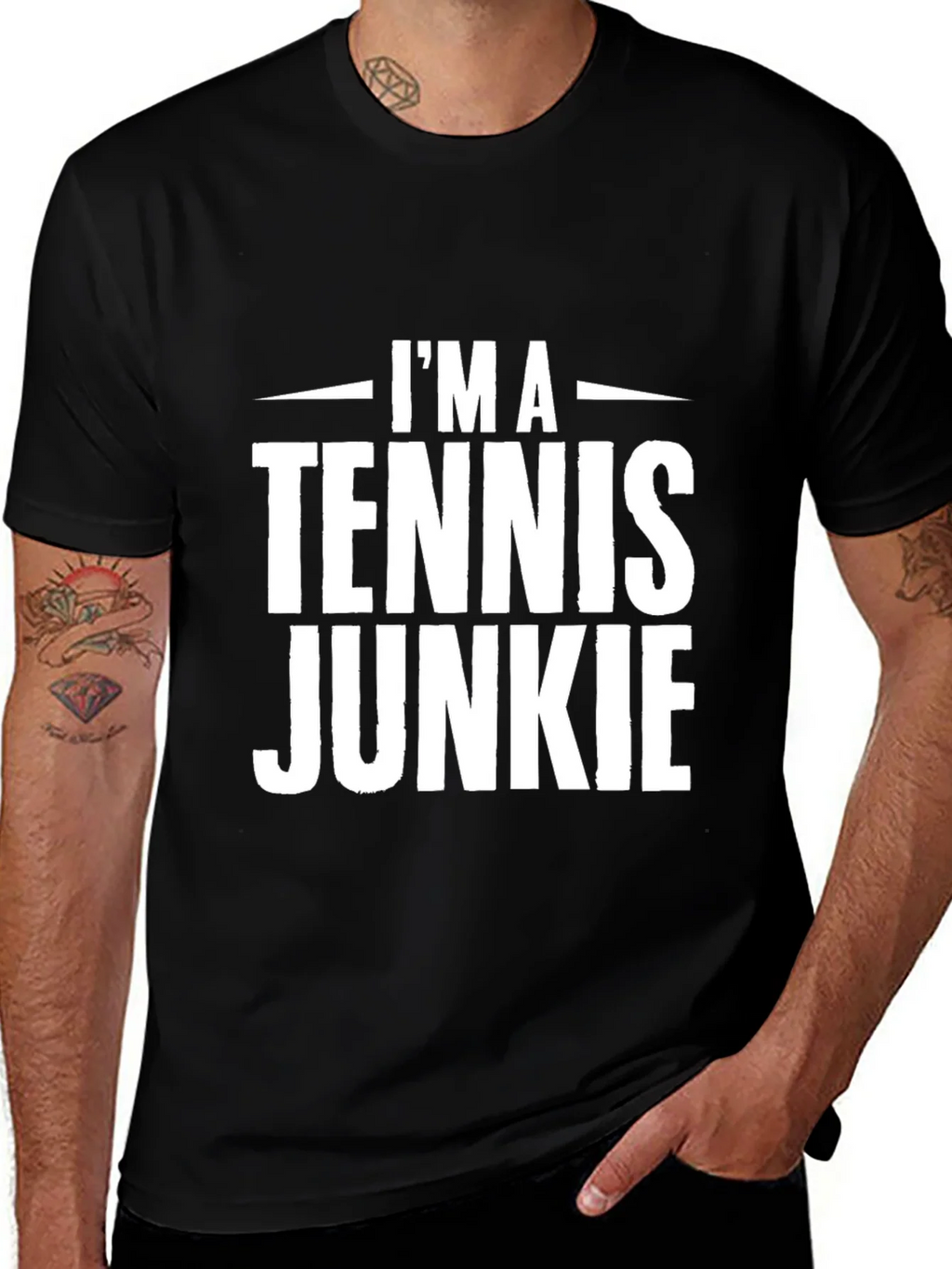 Im a Tennis Junkie Graphic T-Shirt product image 1