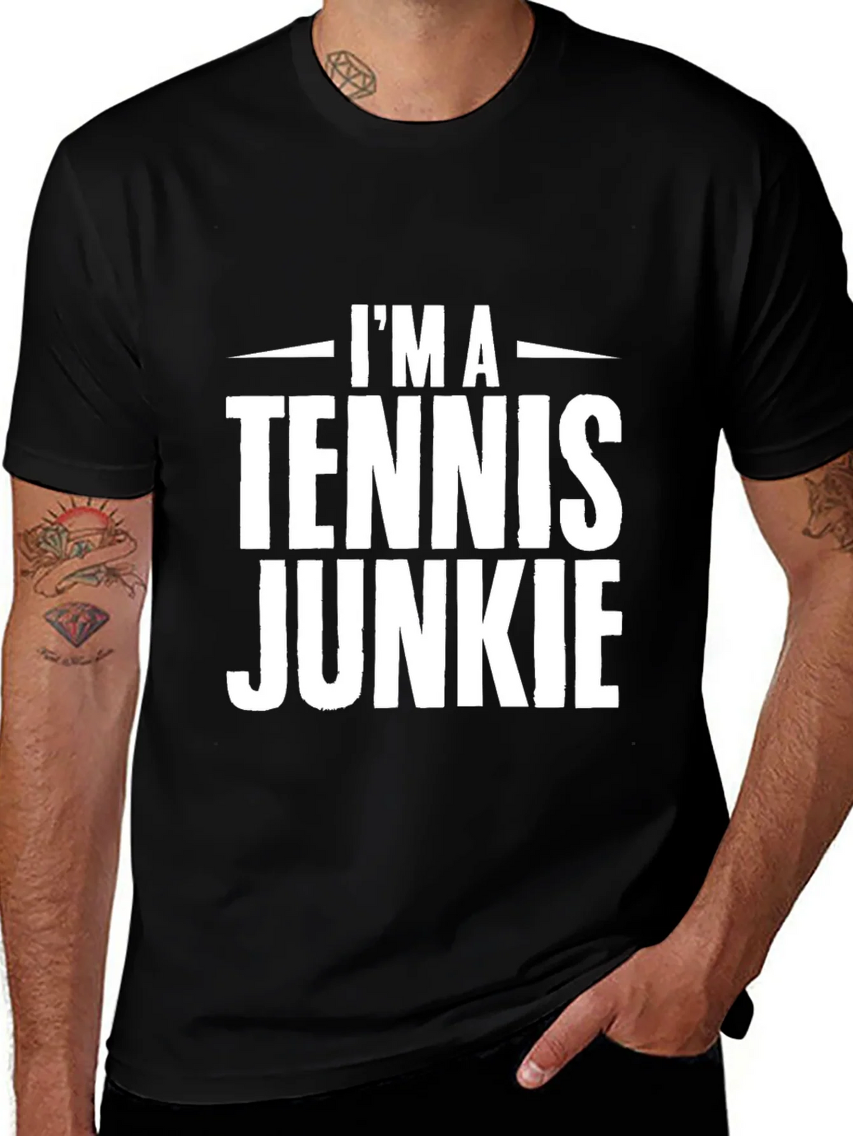 Im a Tennis Junkie Graphic T-Shirt product image 1