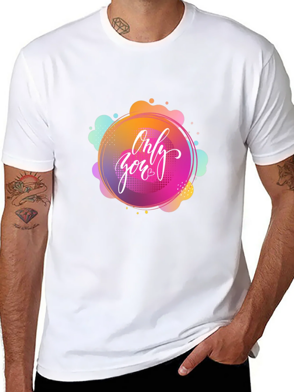 Only You Graphic Black T-Shirt product image 7