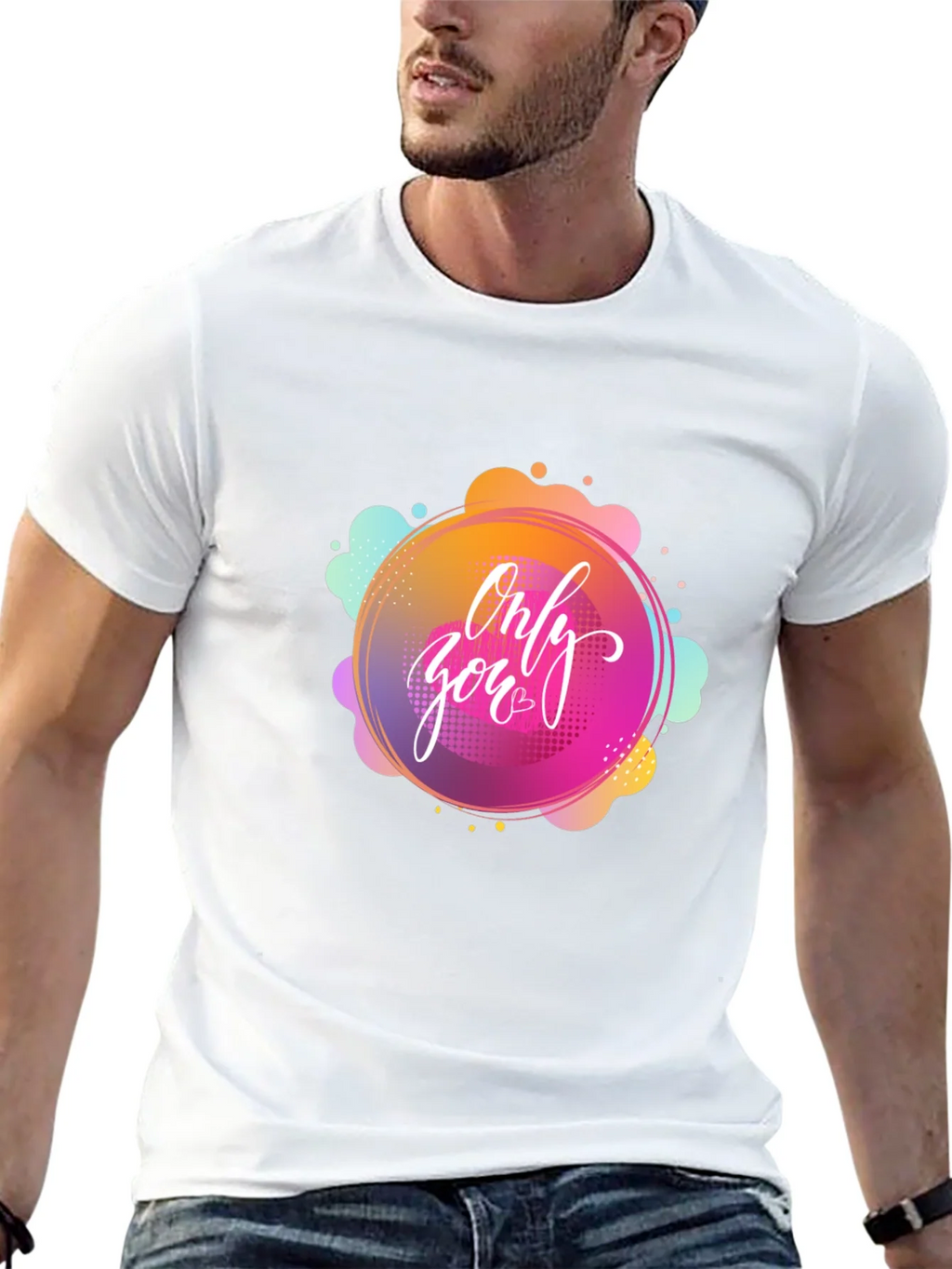Only You Graphic Black T-Shirt product image 12