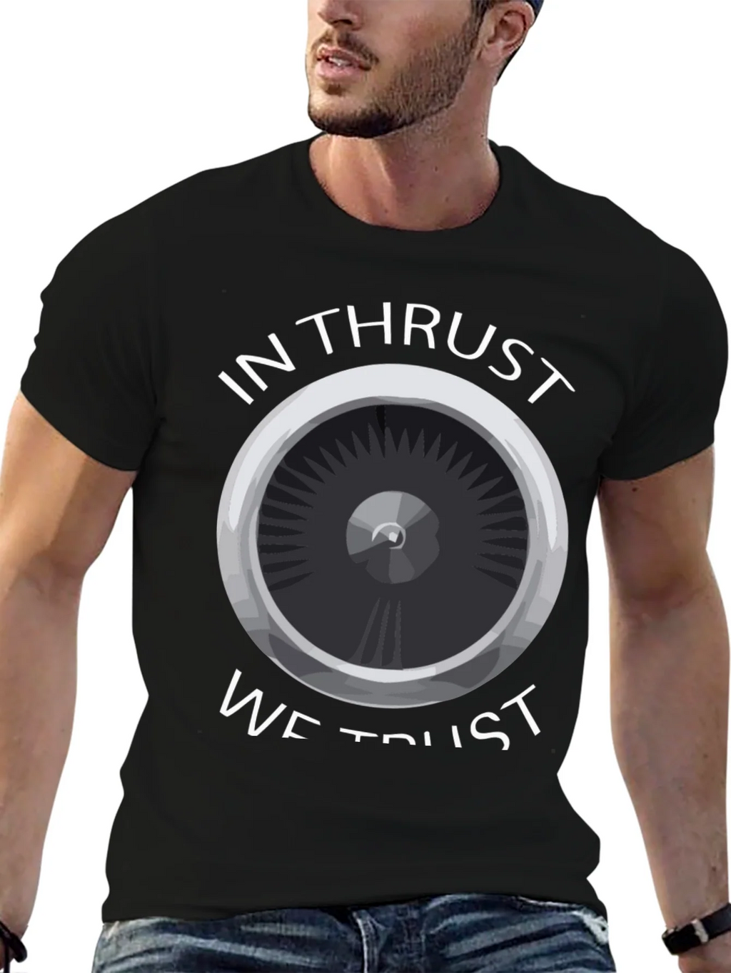 In Thrust We Trust T-Shirt - Aviation Enthusiast Tee product image 6