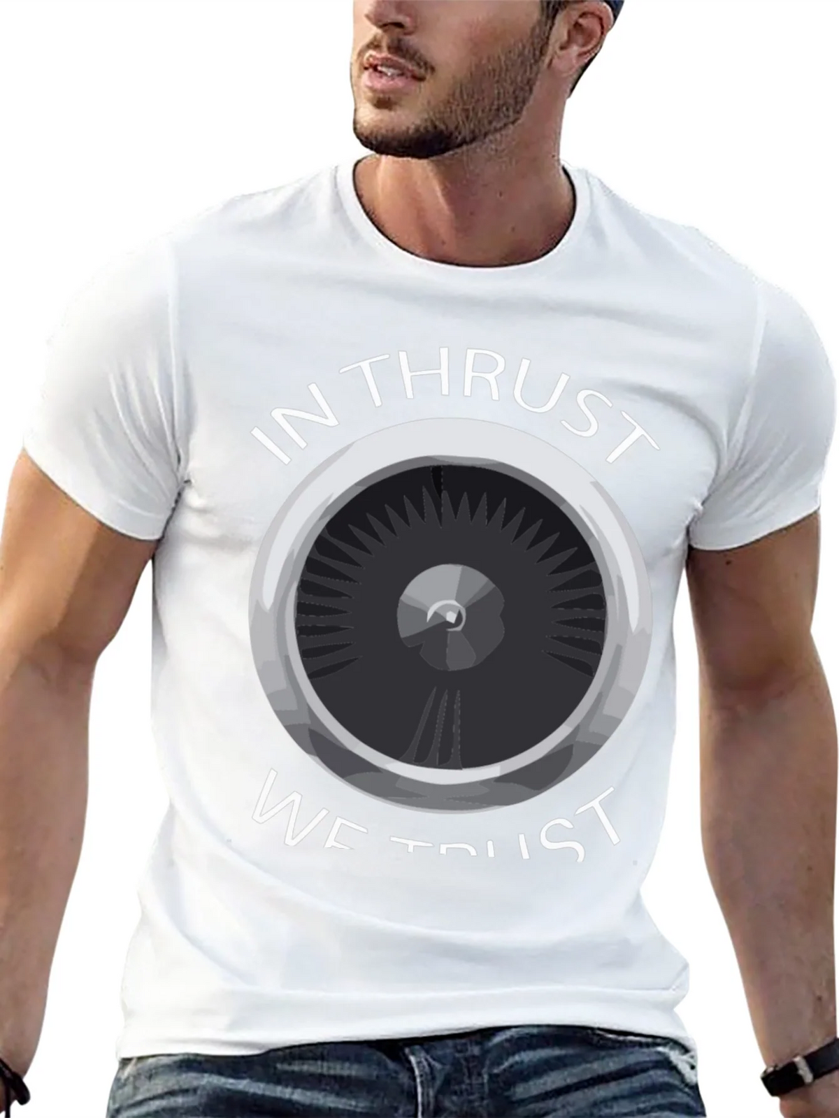 In Thrust We Trust T-Shirt - Aviation Enthusiast Tee product image 10