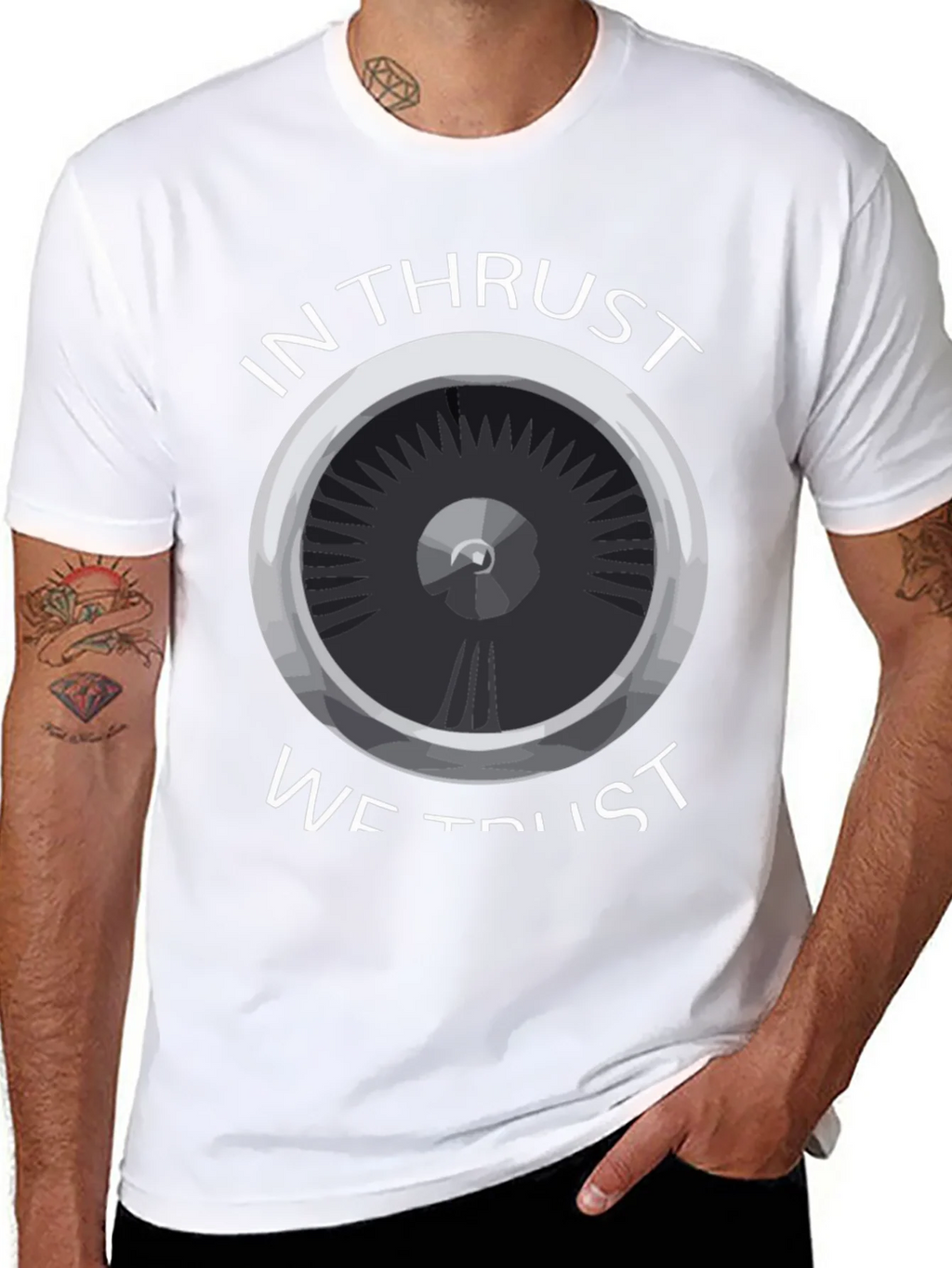 In Thrust We Trust T-Shirt - Aviation Enthusiast Tee product image 7