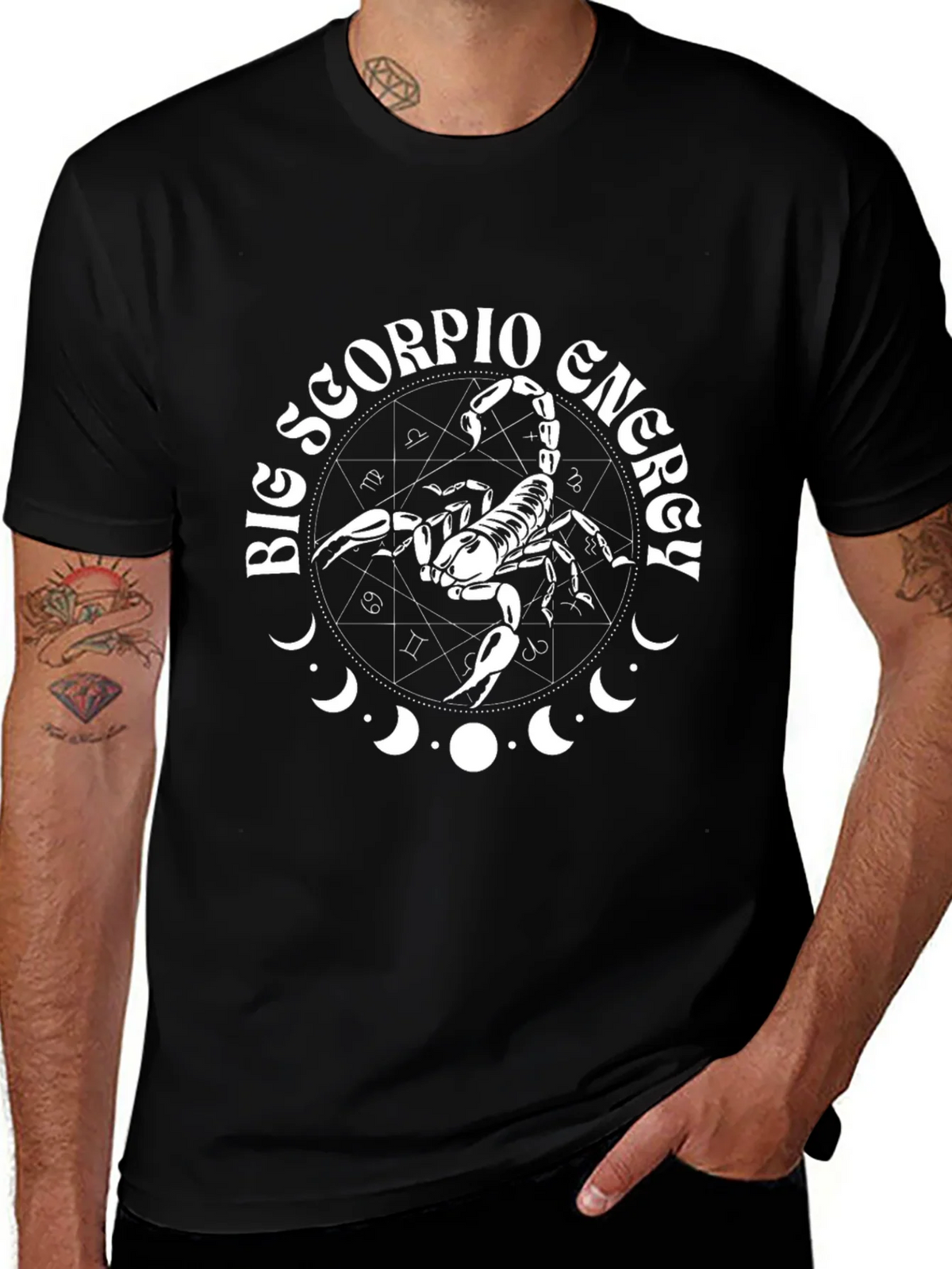 Big Scorpio Energy T-Shirt - Zodiac Scorpion Tee product image 1