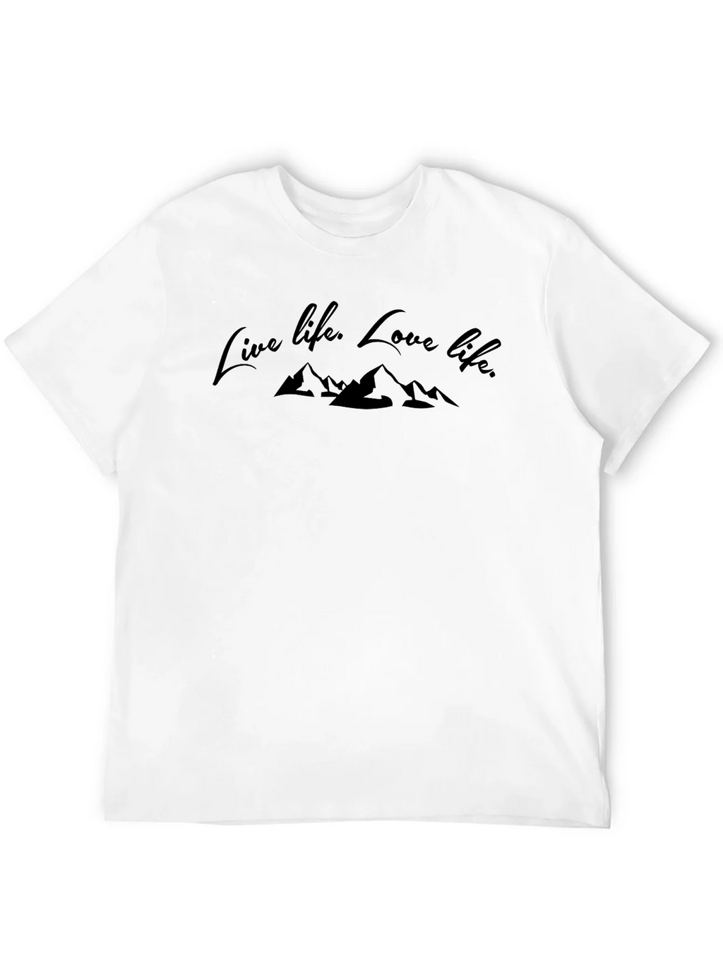 Live Love Life Mountain Graphic Tee - Black product image 8