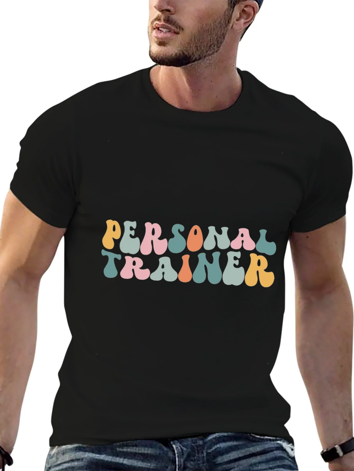 Personal Trainer Retro Graphic T-Shirt product image 6