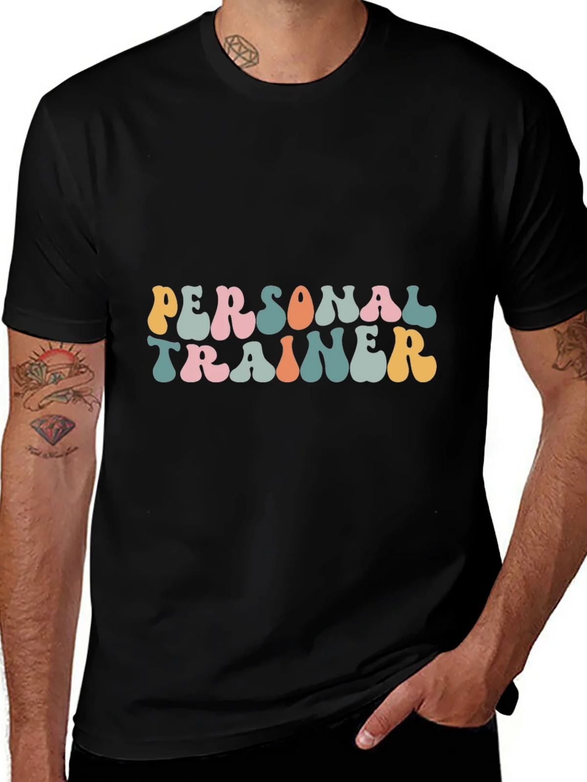 Personal Trainer Retro Graphic T-Shirt product image 1
