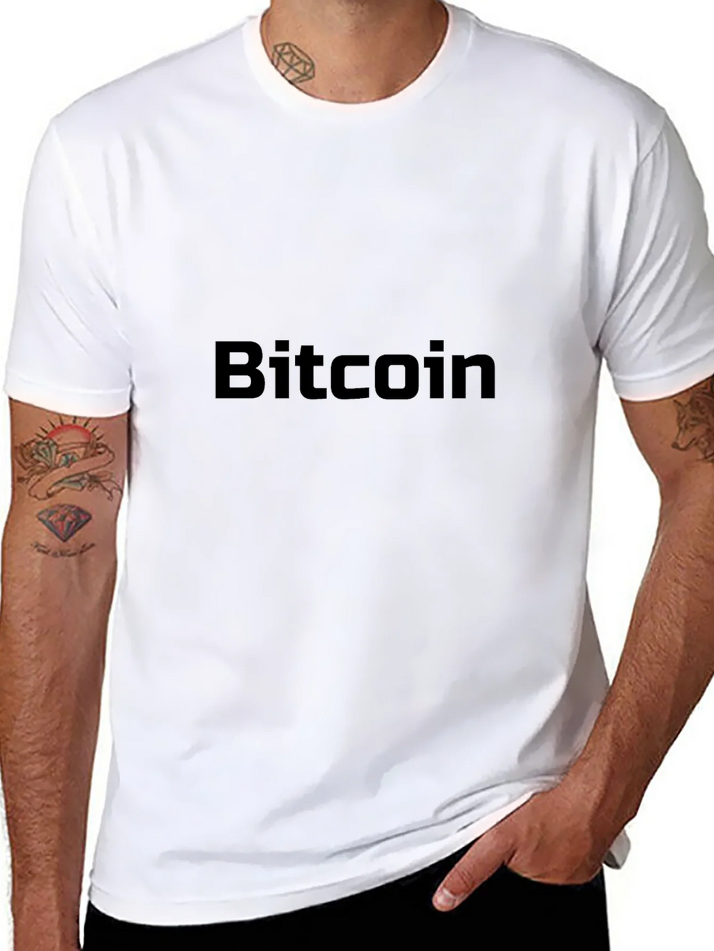 Bitcoin Black T-Shirt Crypto Currency Tee product image 7