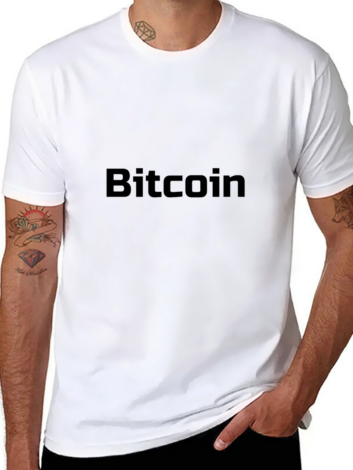Bitcoin Black T-Shirt Crypto Currency Tee product image 7