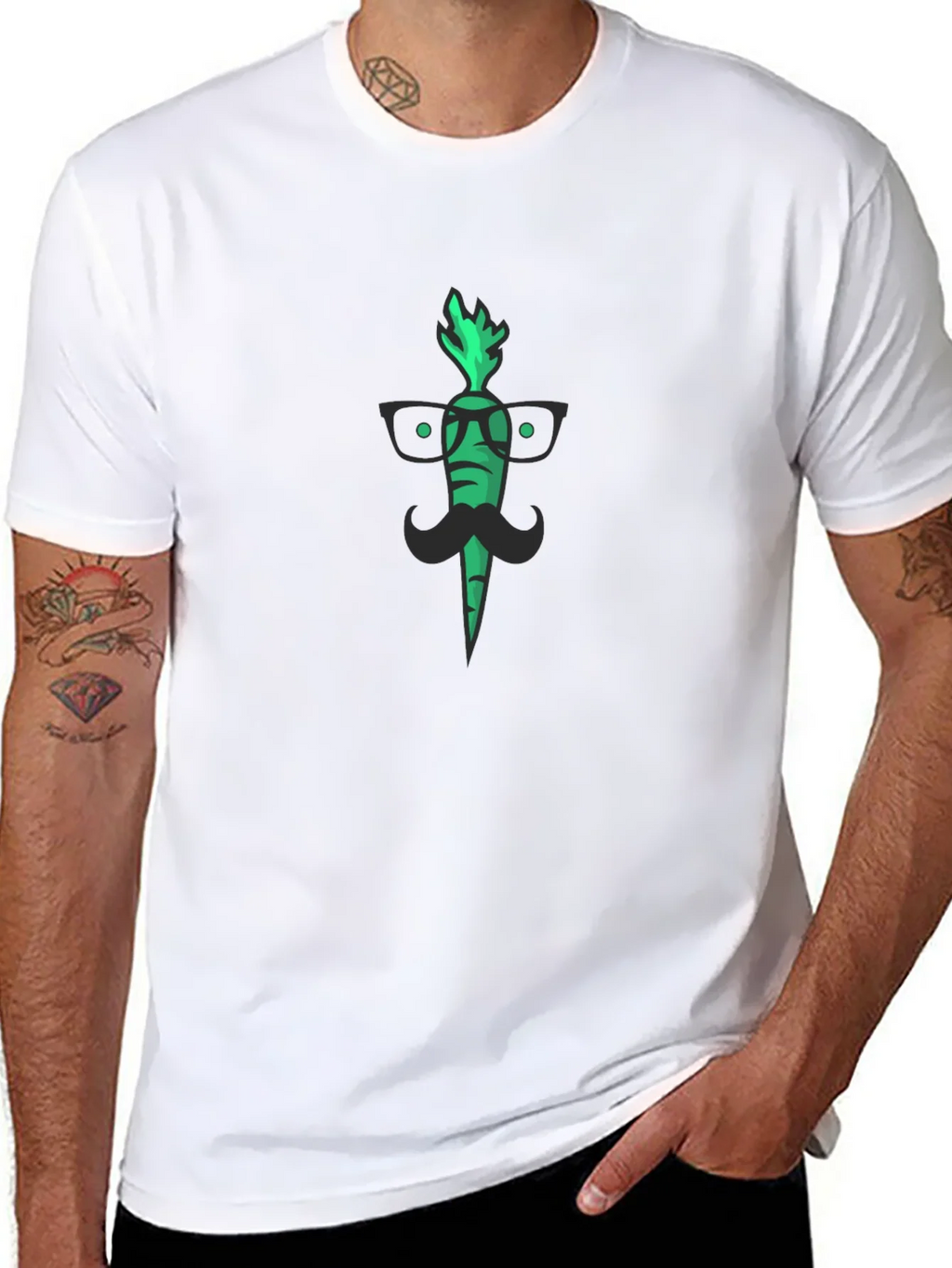 Trendy Carrot T-Shirt: Hipster Style product image 2