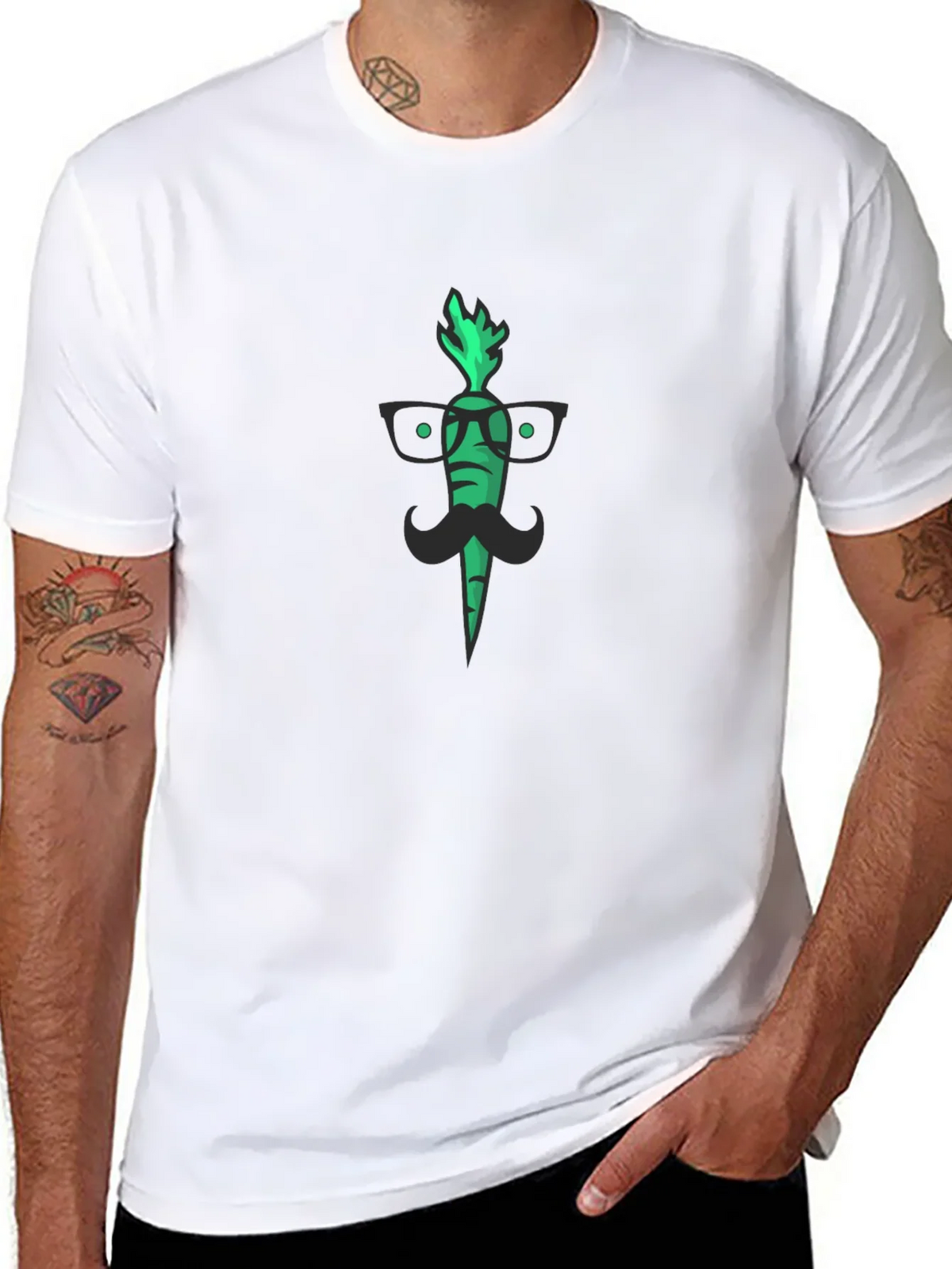 Trendy Carrot T-Shirt: Hipster Style product image 2