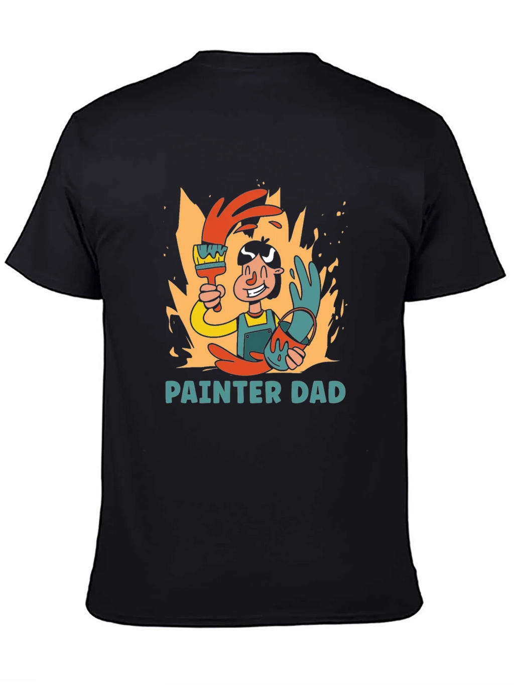 Painter Dad Graphic T-Shirt product image 4