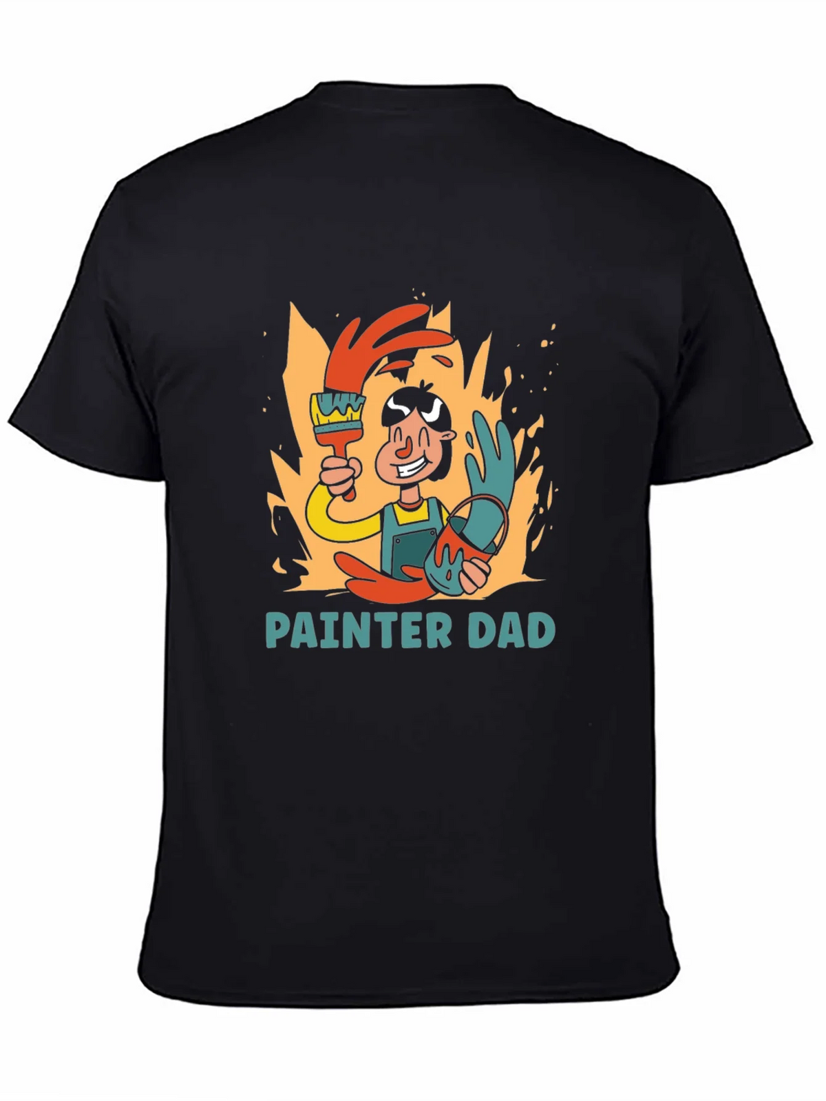 Painter Dad Graphic T-Shirt product image 4