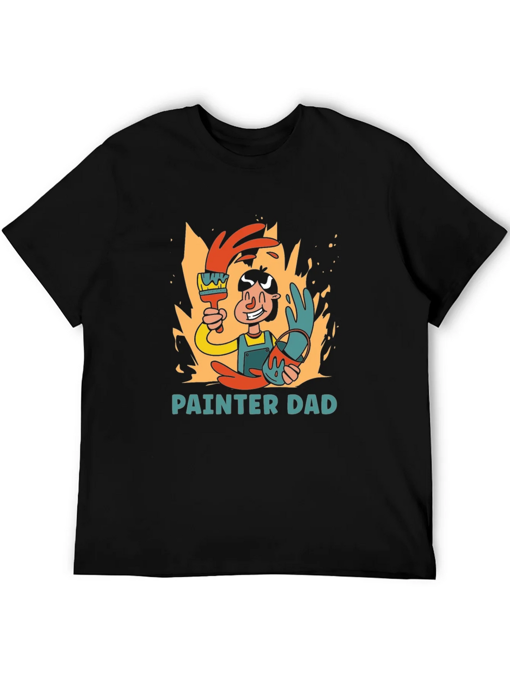 Painter Dad Graphic T-Shirt product image 5