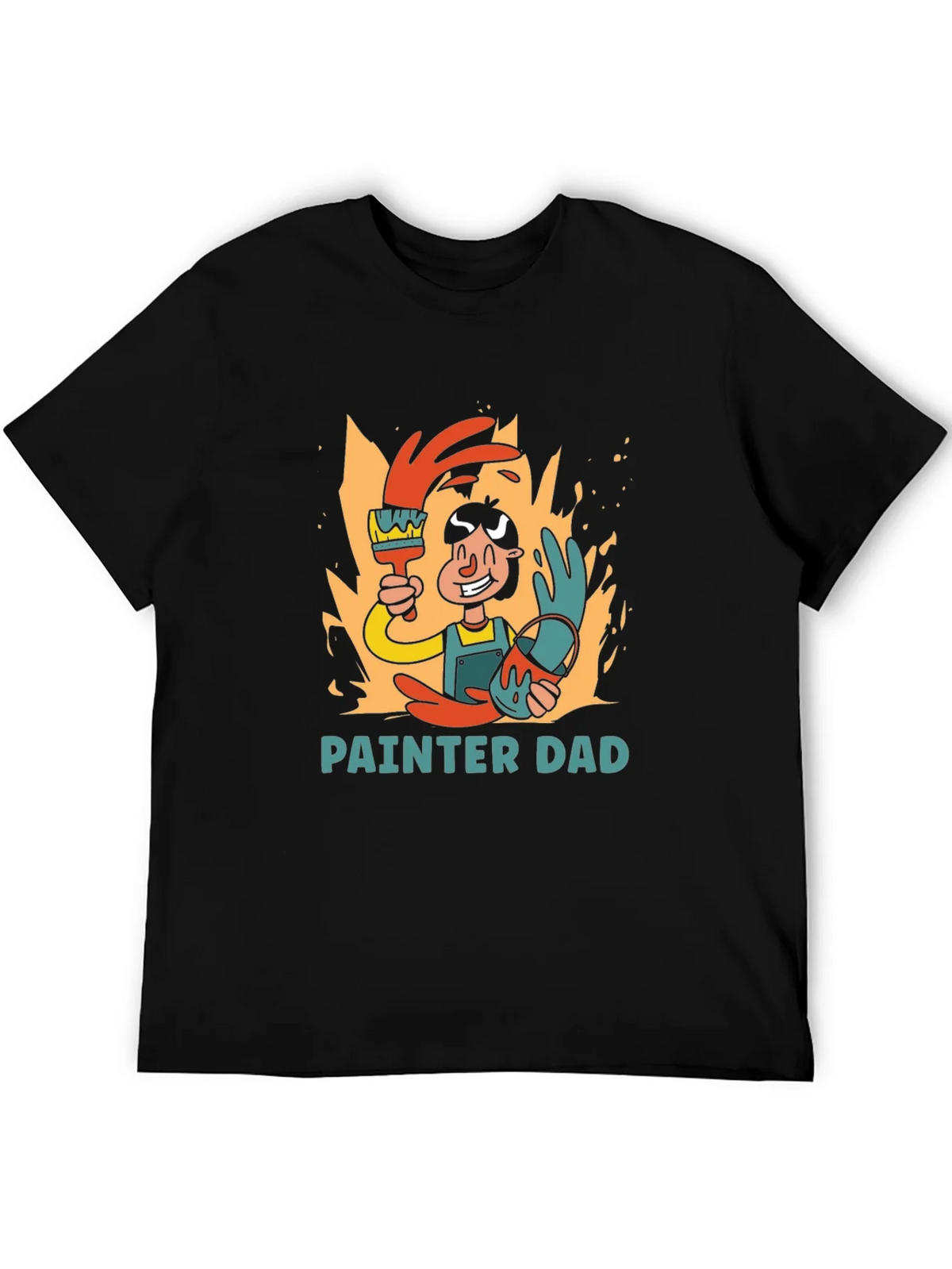 Painter Dad Graphic T-Shirt product image 5