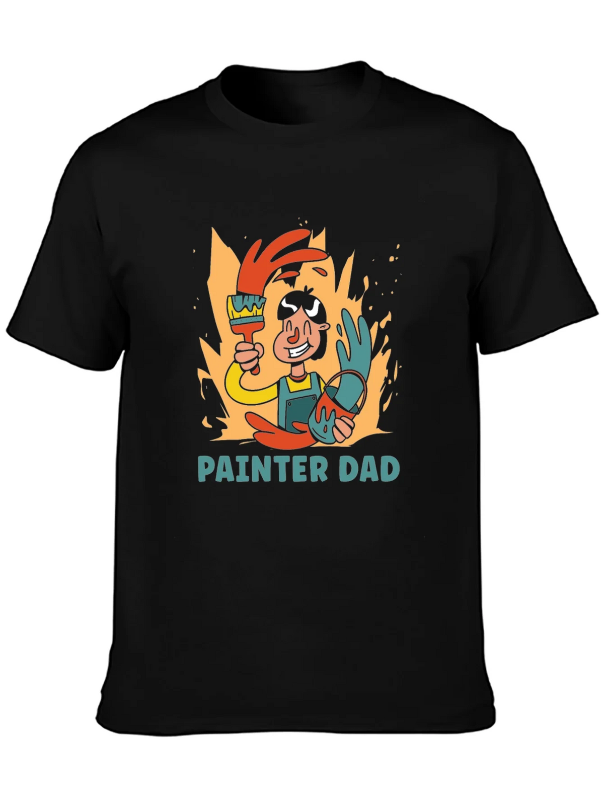Painter Dad Graphic T-Shirt product image 3