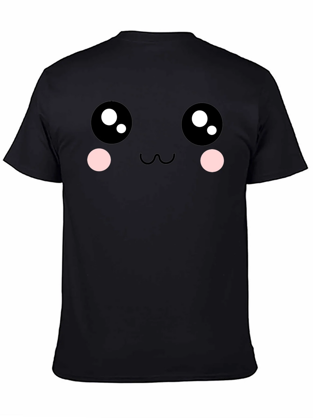 Kawaii Face Graphic Tee - Soft Cotton Blend product image 3