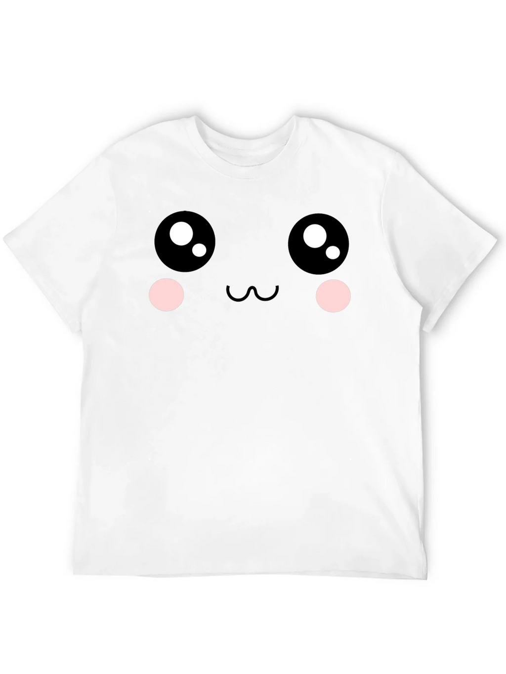 Kawaii Face Graphic Tee - Soft Cotton Blend product image 10