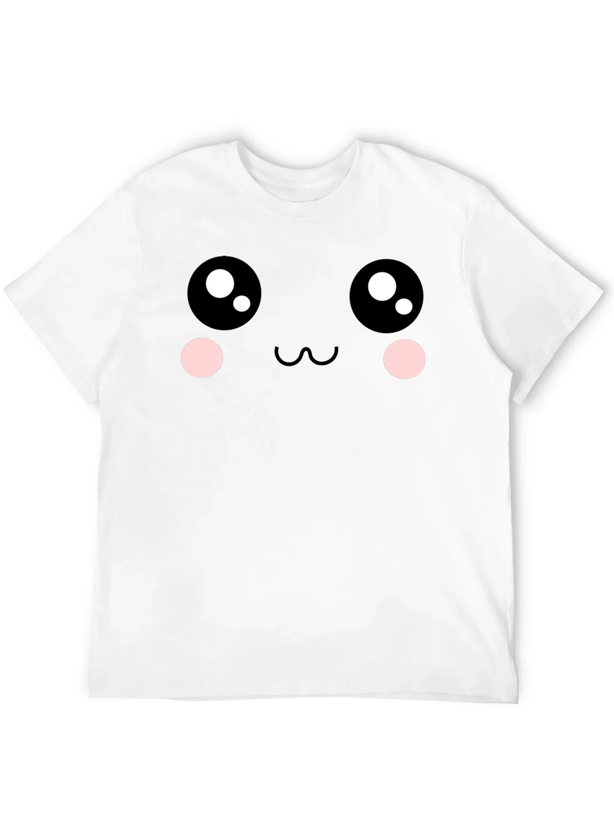 Kawaii Face Graphic Tee - Soft Cotton Blend product image 10