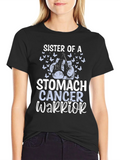 Sister of a Stomach Cancer Warrior T-Shirt product image 1
