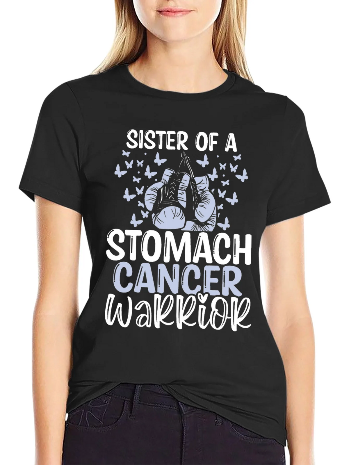 Sister of a Stomach Cancer Warrior T-Shirt product image 1