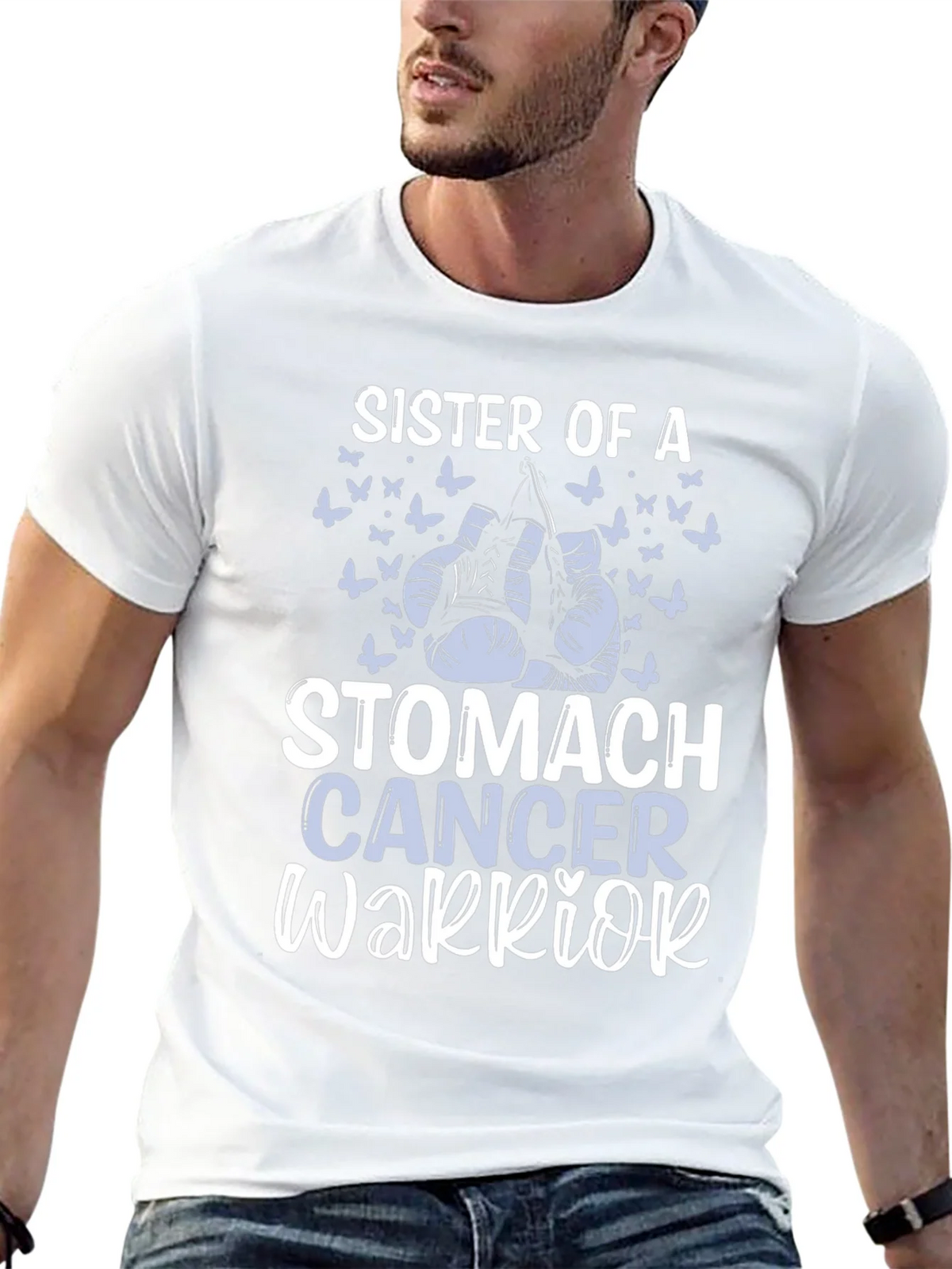 Sister of a Stomach Cancer Warrior T-Shirt product image 5