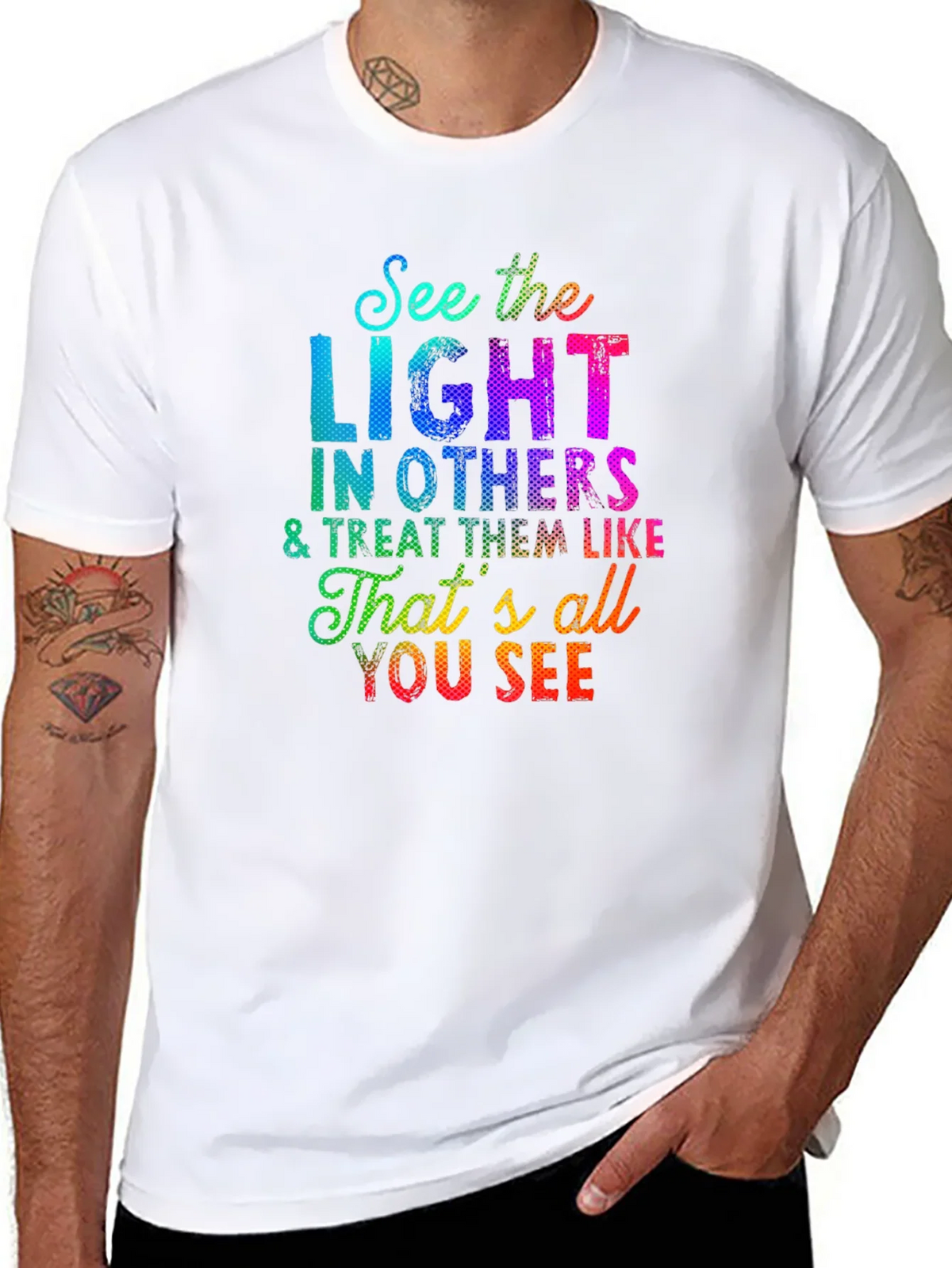 See the Light T-Shirt - Inspirational Graphic Tee product image 4