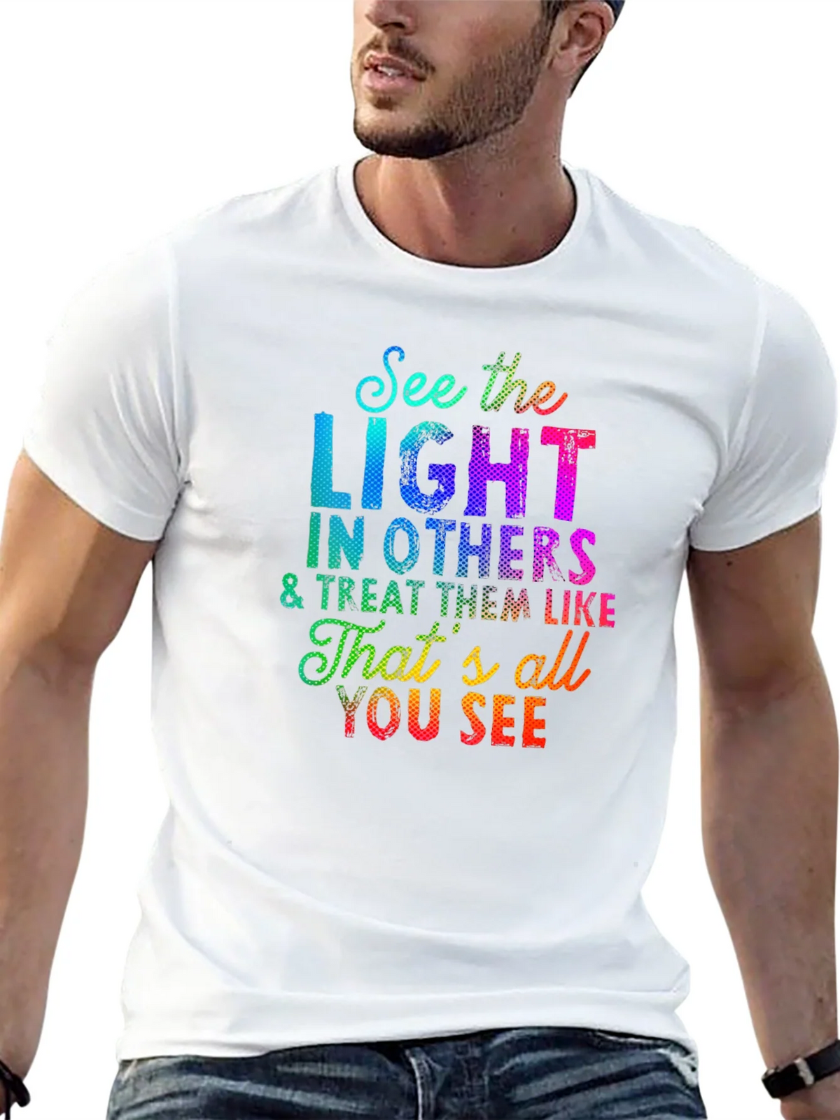 See the Light T-Shirt - Inspirational Graphic Tee product image 6