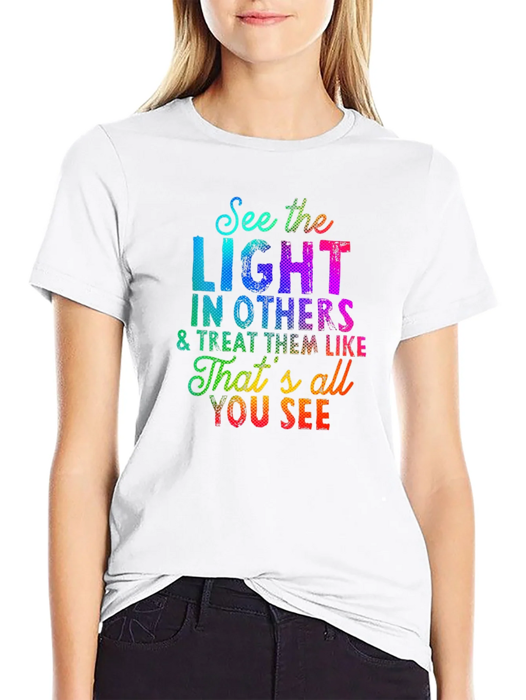 See the Light T-Shirt - Inspirational Graphic Tee product image 5