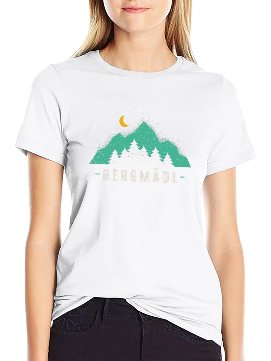 Bergmadl Mountain Graphic T-Shirt - Black product image 6