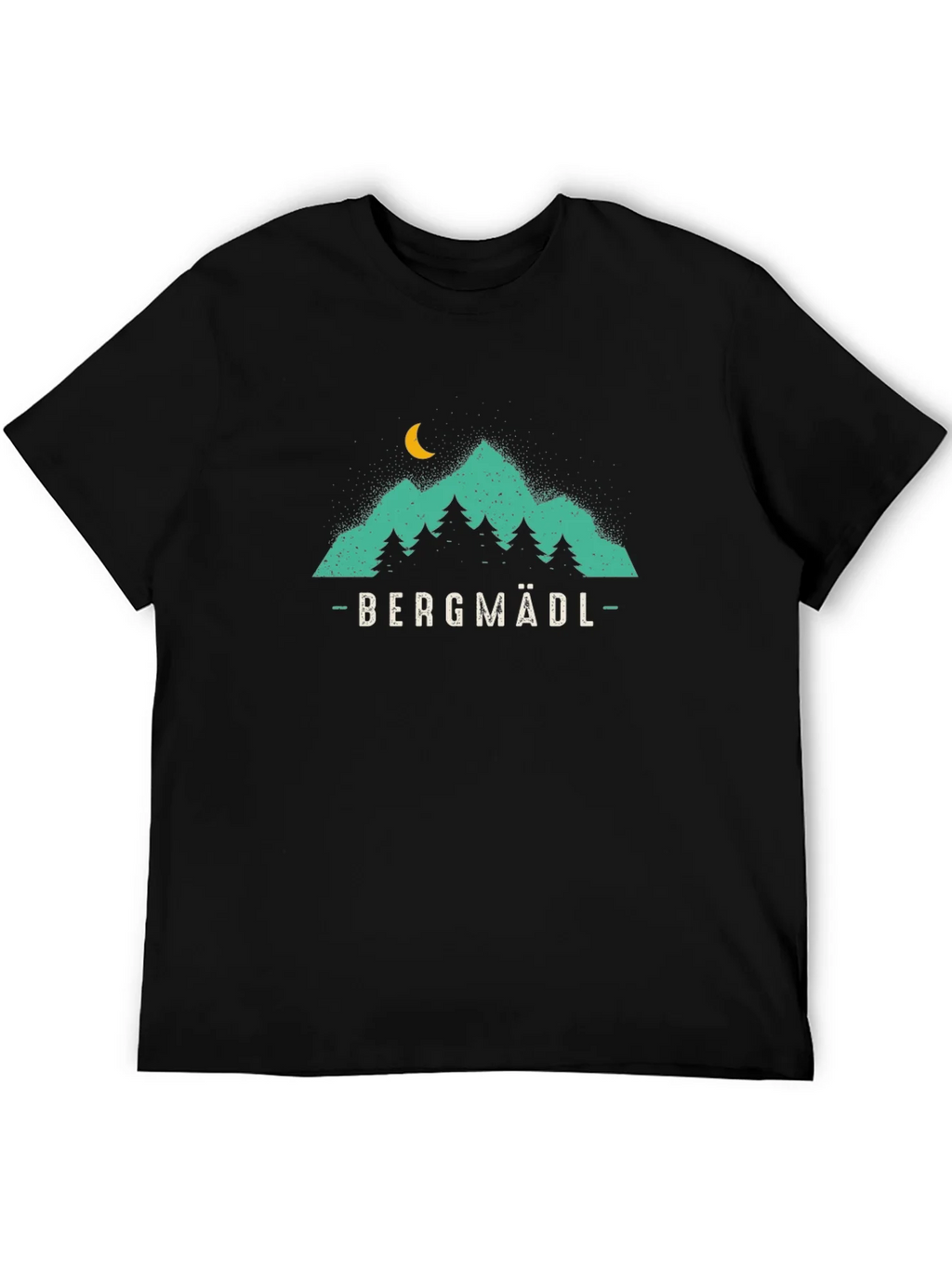 Bergmadl Mountain Graphic T-Shirt - Black product image 4