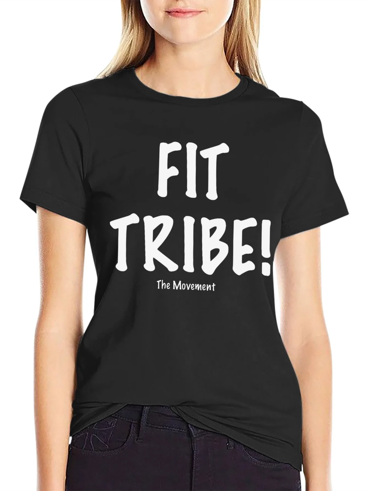 Fit Tribe! The Movement Black T-Shirt product image 2