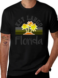 Key Largo Florida Palm Tree Graphic T-Shirt product image 1