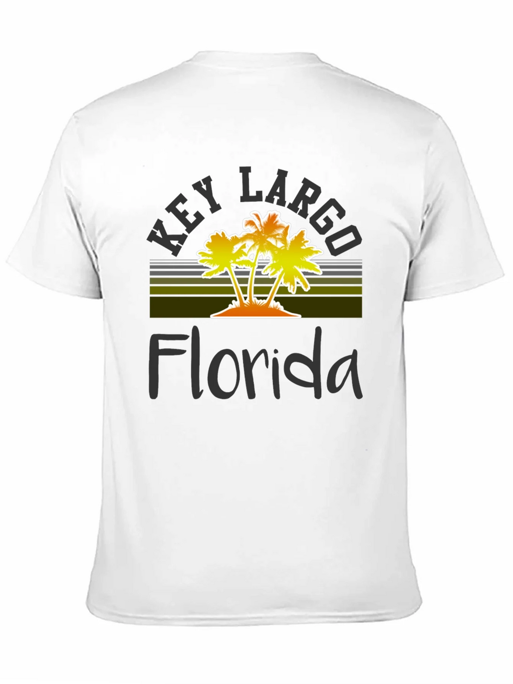 Key Largo Florida Palm Tree Graphic T-Shirt product image 10