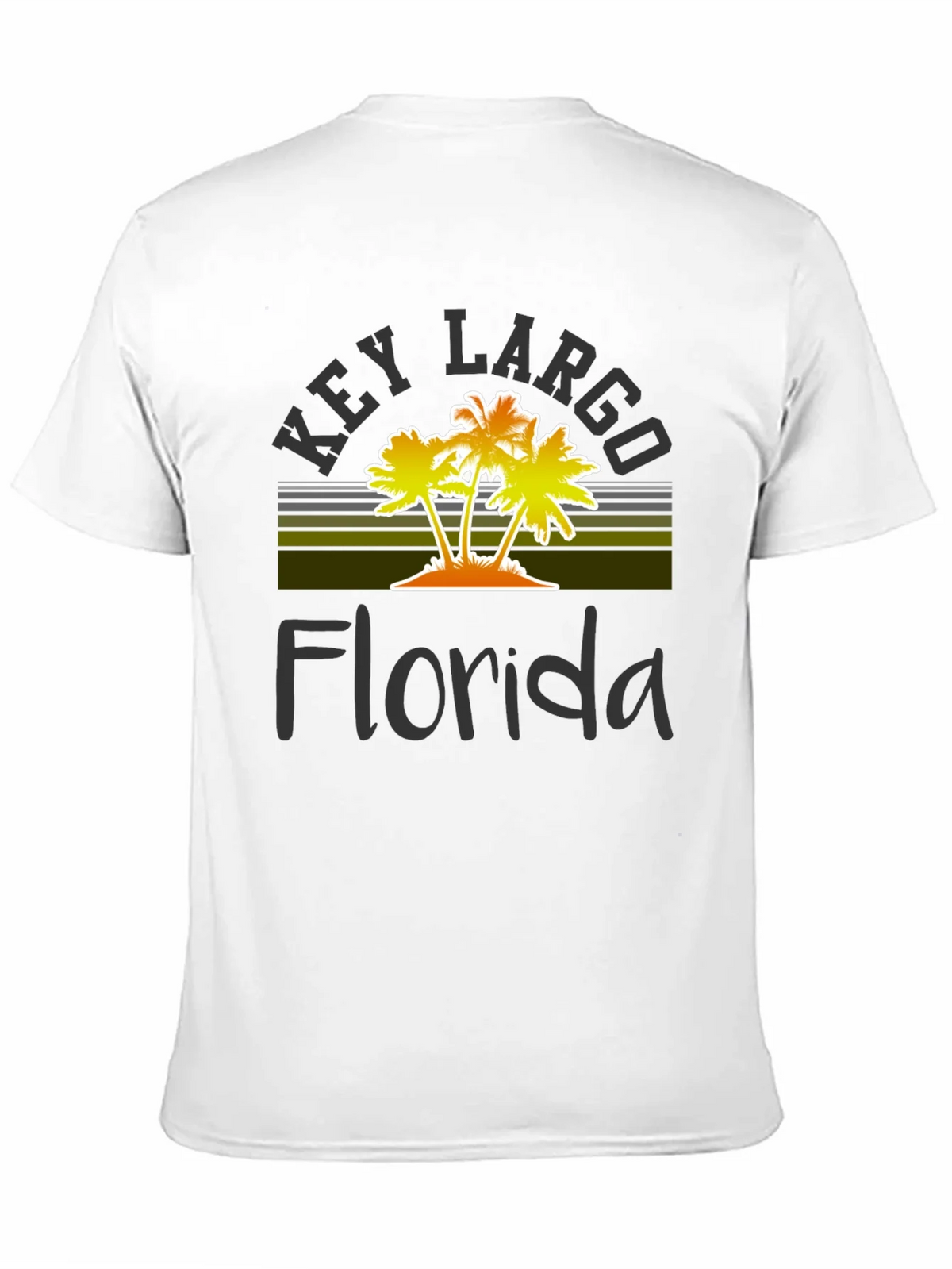 Key Largo Florida Palm Tree Graphic T-Shirt product image 10