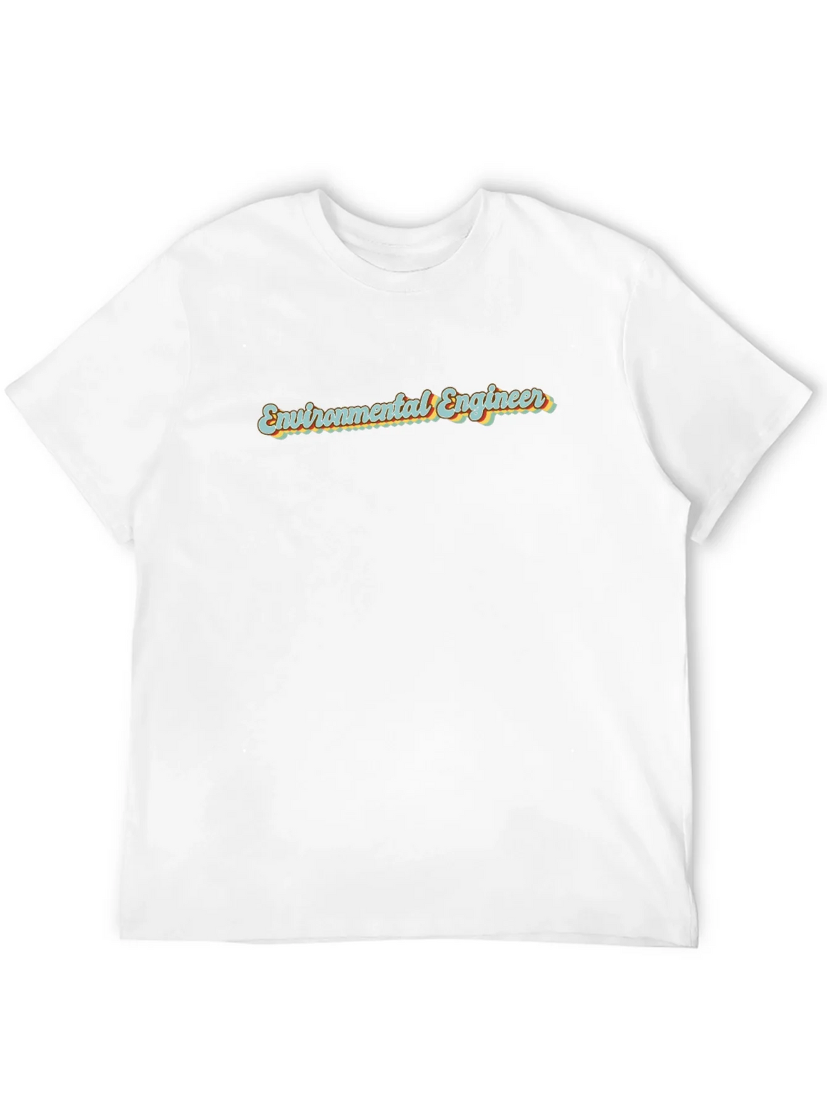 Environmental Engineer Retro Style Black T-Shirt product image 8