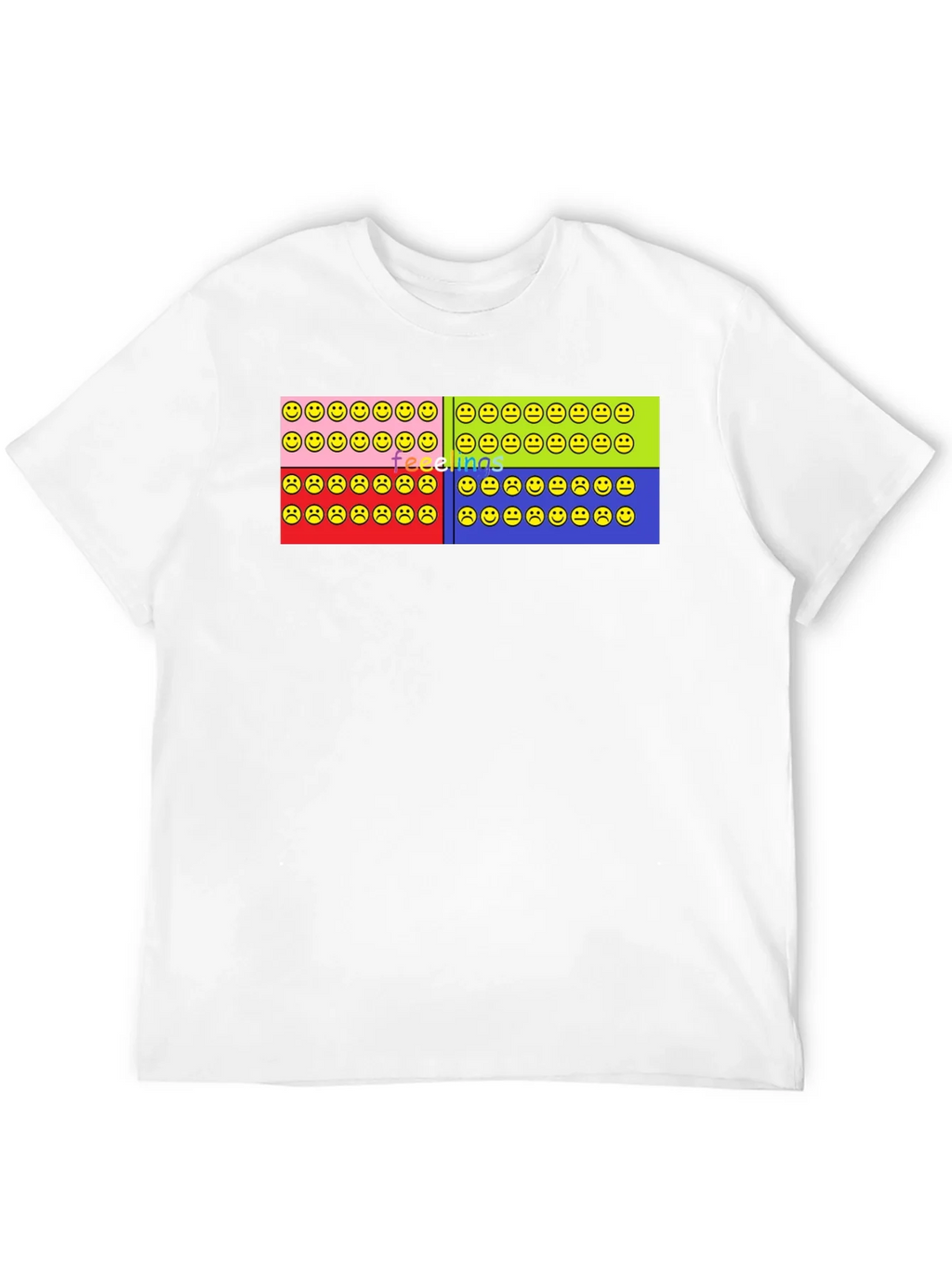 Feelings Smiley Face T-Shirt Graphic Design product image 11