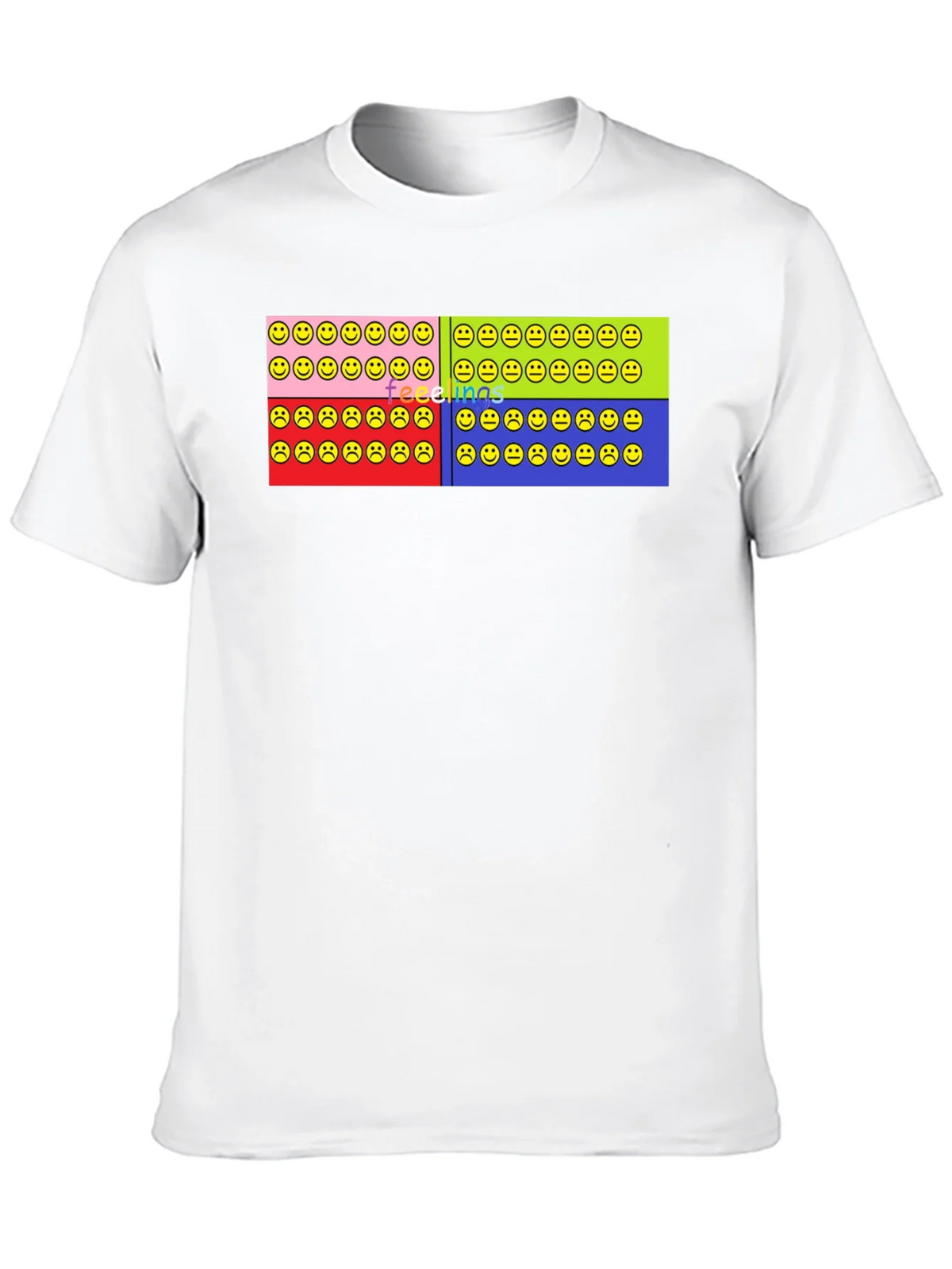 Feelings Smiley Face T-Shirt Graphic Design product image 9