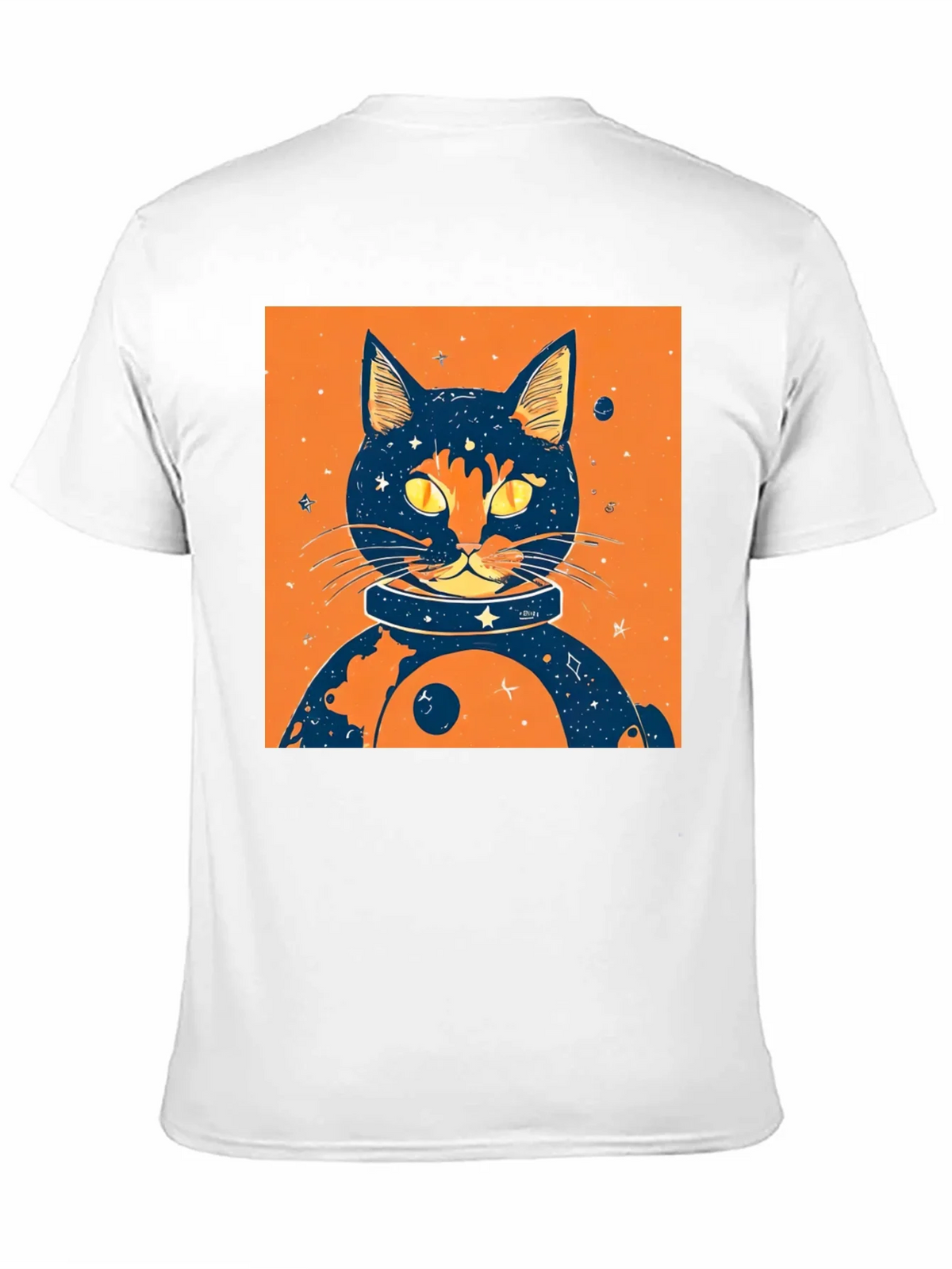 Cosmic Cat T-Shirt - Space Feline Design product image 8